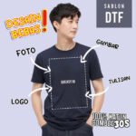 Custom Kaos Lengan Pendek Anak & Dewasa 30s